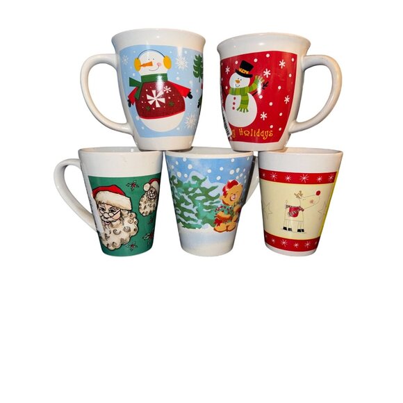 Royal Norfolk Christmas Holiday Mugs - Picture 1 of 10